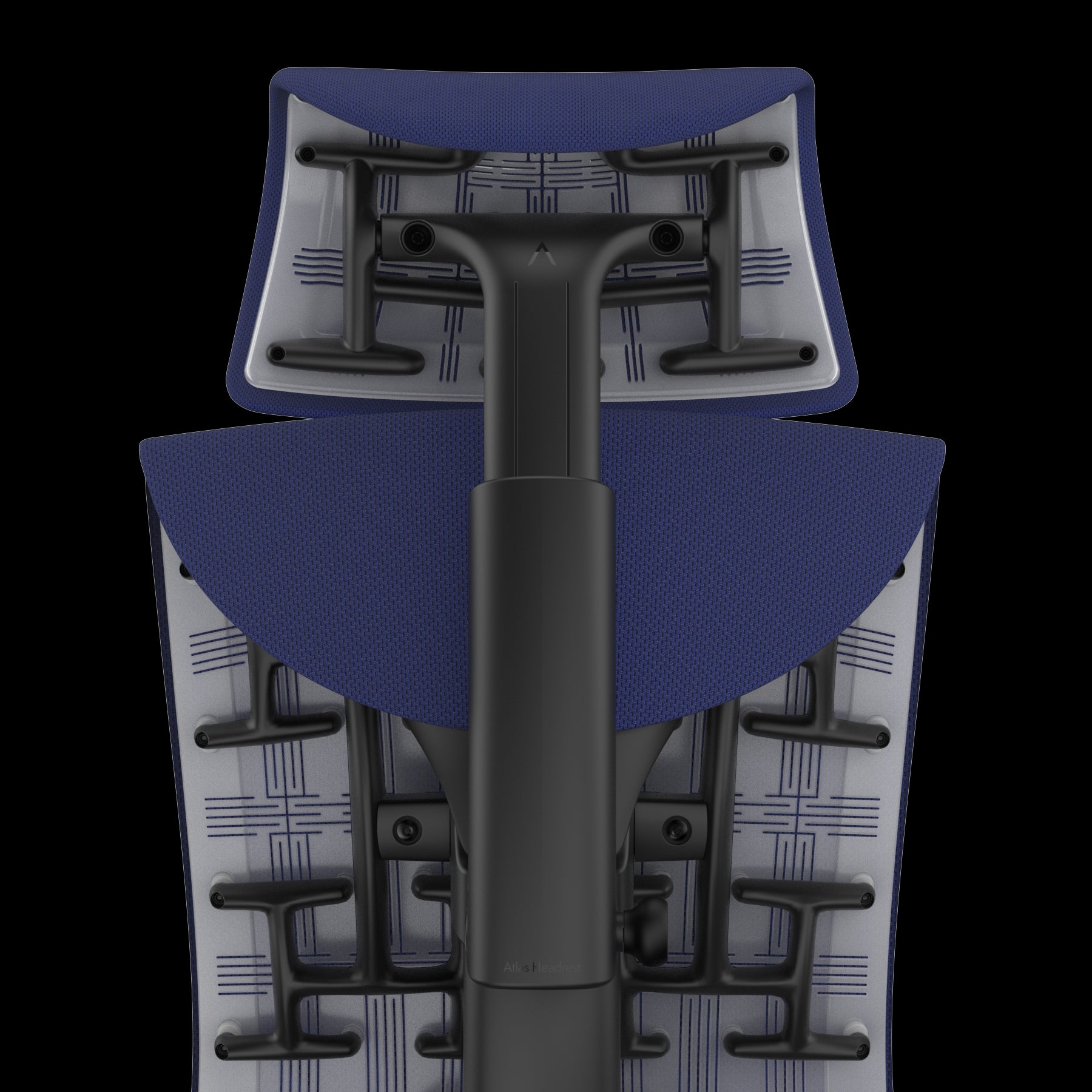 Headrest for Embody Chair - Rhythm Fabric – Atlas Headrest